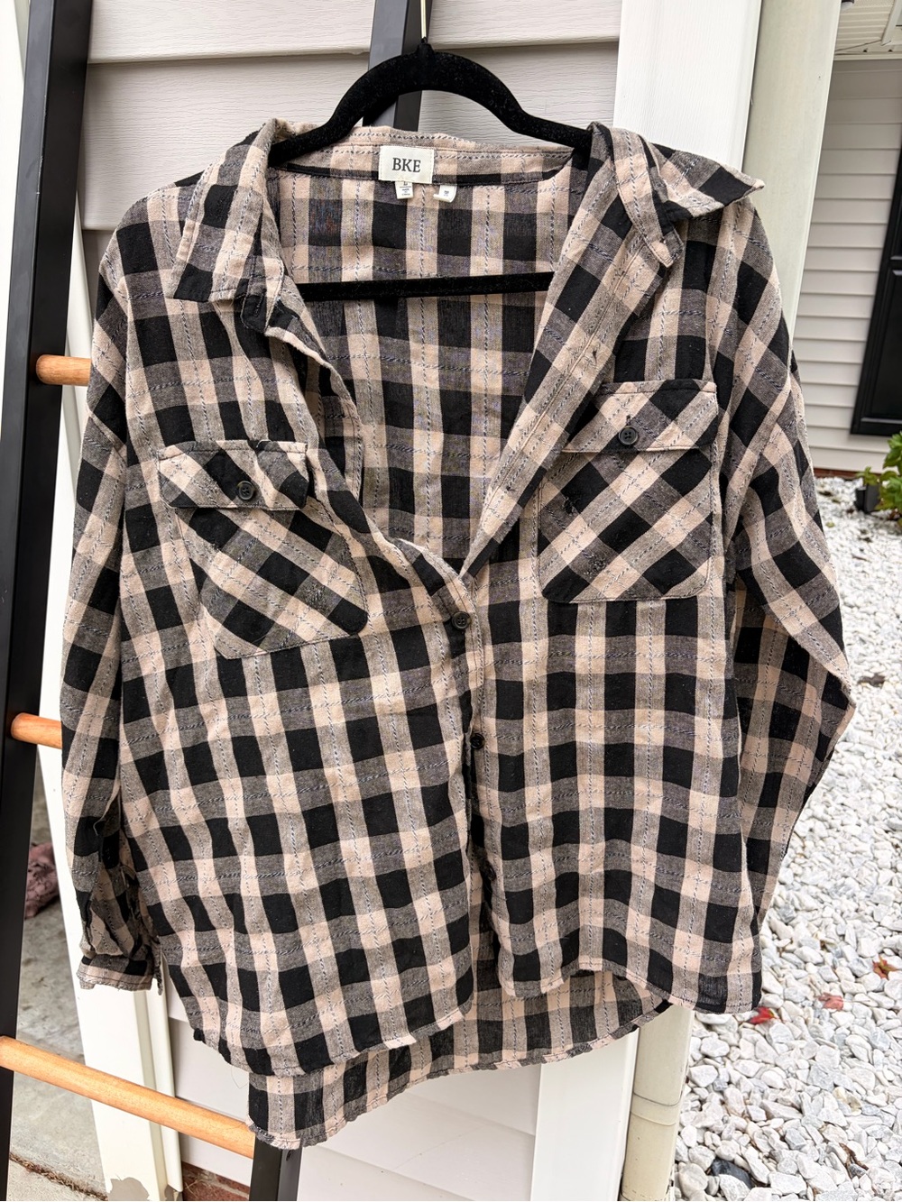 🍂 BKE Plaid Flannel Boyfriend Shirt 🍂